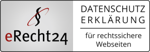 Siegel eRecht 24 Datenschutzerklärung transparent
