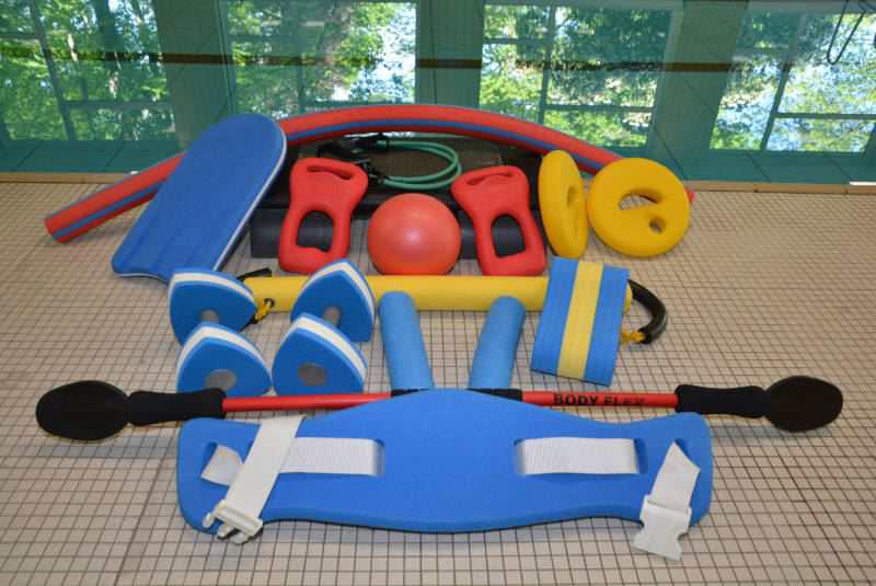 Geräte für Aquafitness Kurse Kleinschwimmhalle Wertheim