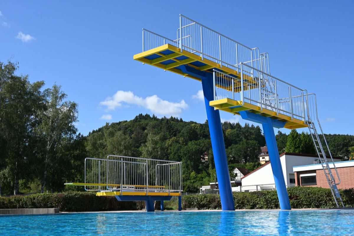 Neue Sprunganlage Freibad Wertheim